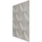 Ekena Millwork 19 5/8in. W x 19 5/8in. H Wallflower EnduraWall Decorative 3D Wall Panel Covers 2.67 Sq. Ft. WP20X20WAGBW - alternate 5